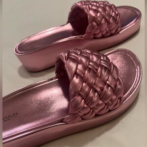 Beautiful pink AEROSOLE platforms